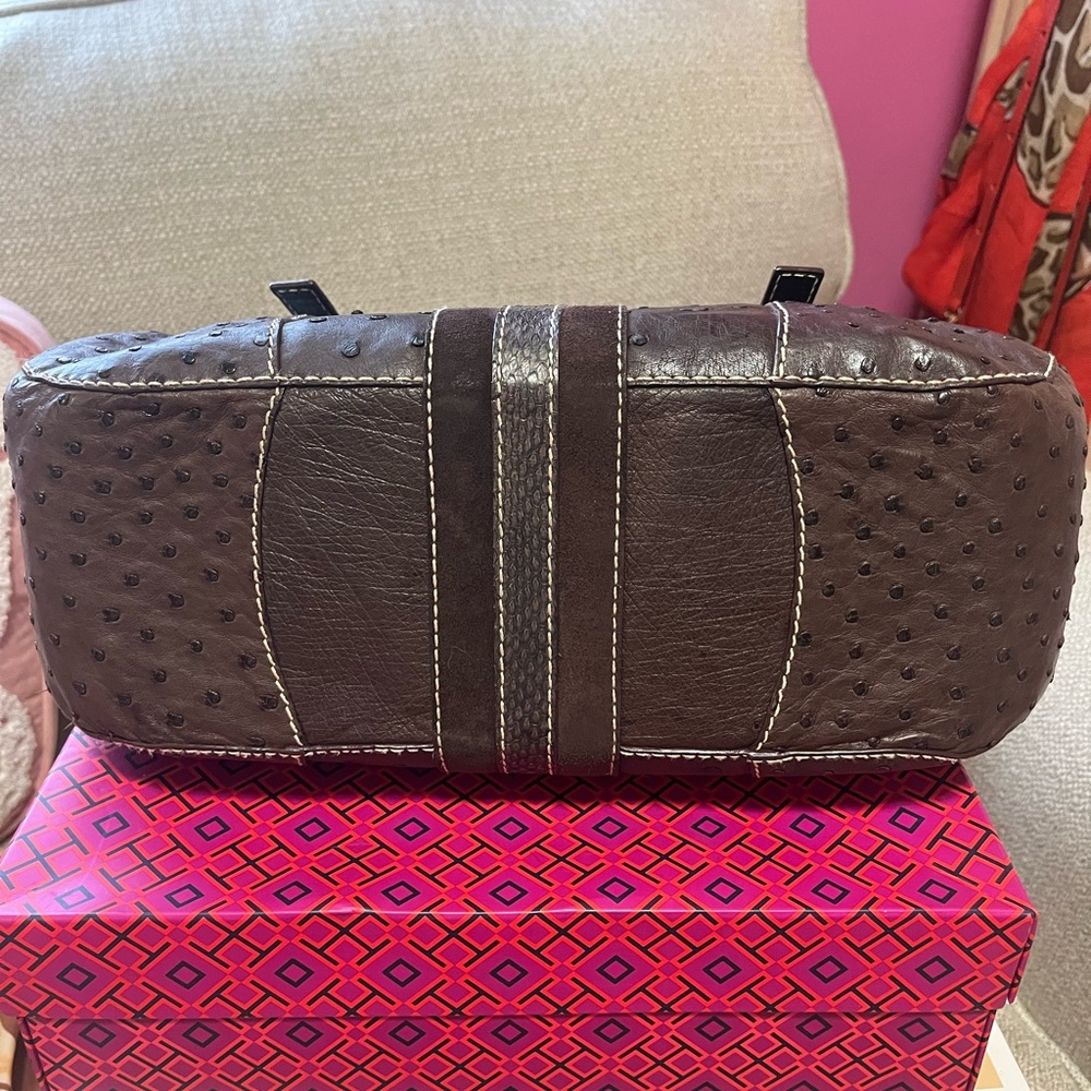 Carolina Herrera bag , Ostrich Bag, excellent condition. - Picture 5 of 12